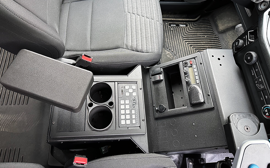 Gamber Johnson 7160-1892 2021+ Ford F-150 Wide-To-Narrow Console Box