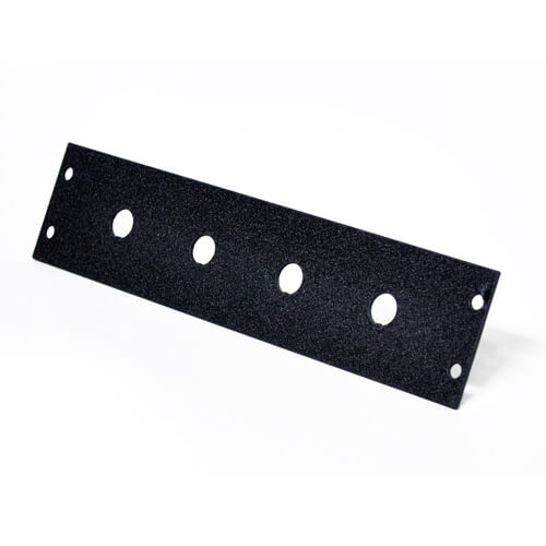 Jotto Desk 425-6405 Blank Faceplate with 4 Toggle Switches (Round) - 2" Faceplate