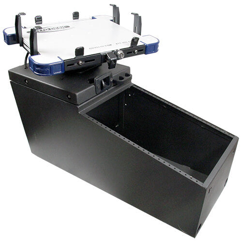 Jotto Desk 425-6451/4138 AK-12 Computer Workstation Equipment Console - with A-MOD Desktop