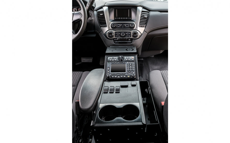 Gamber Johnson 7170-0237-02 Chevrolet/GMC Truck and Full-Size SUV Console with Wiring Chase Kit
