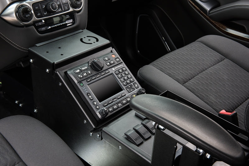 Gamber Johnson 7170-0237-02 Chevrolet/GMC Truck and Full-Size SUV Console with Wiring Chase Kit