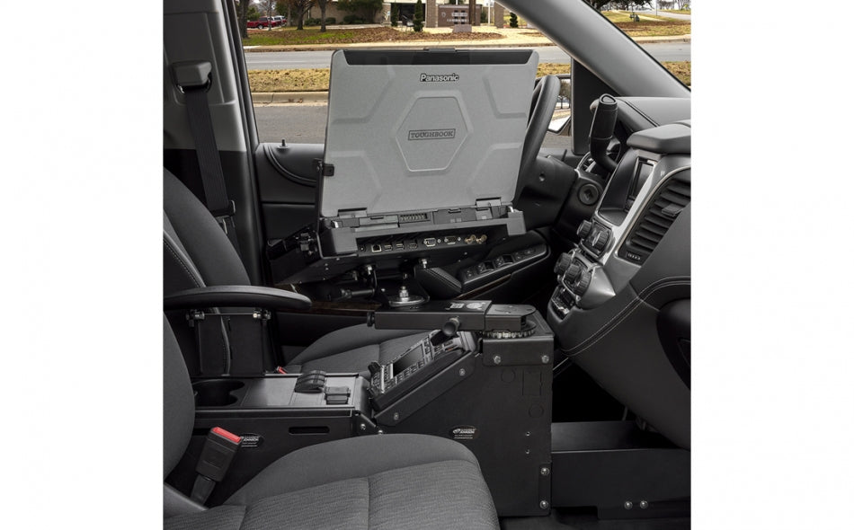 Gamber Johnson 7170-0237-02 Chevrolet/GMC Truck and Full-Size SUV Console with Wiring Chase Kit