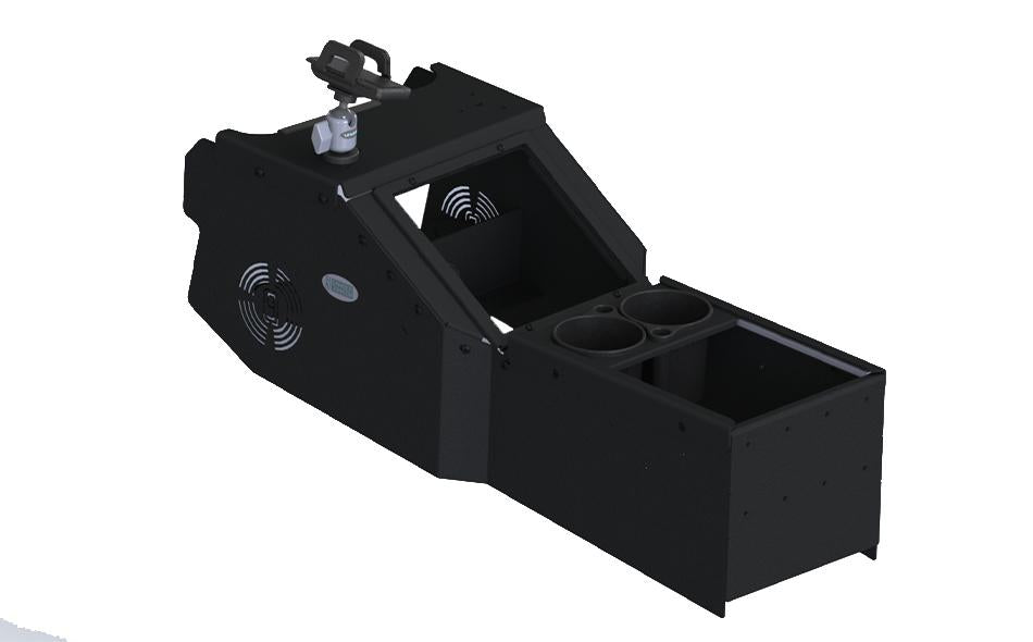 Gamber Johnson 7170-0884-00 2021+ Dodge Durango Standard Console Box Kit with Magnetic Phone Holder and Cup Holder