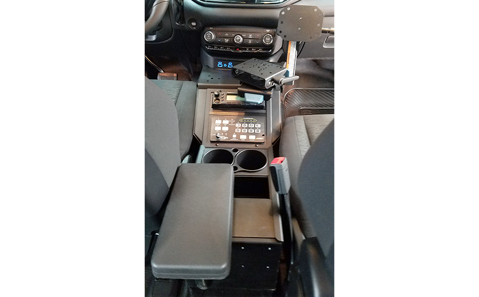 Gamber Johnson 7170-0884-03 2021+ Dodge Durango Standard Console Box Kit with Magnetic Phone Holder, Cup Holder and Vertical Mount