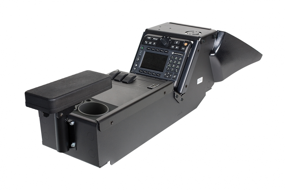 Gamber Johnson 7170-0137-01 2011-2020 Dodge Charger Police Package Console Box, Cup Holder and Armrest Kit
