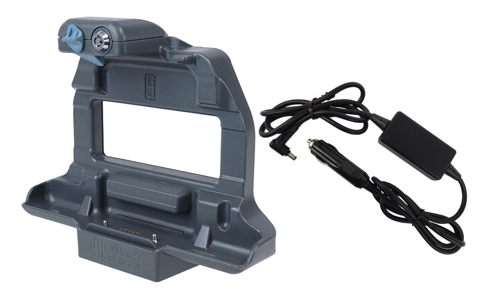 Gamber Johnson 7170-0686-01 Getac Zx70 Powered Charging Cradle With 12V Auto Adapter