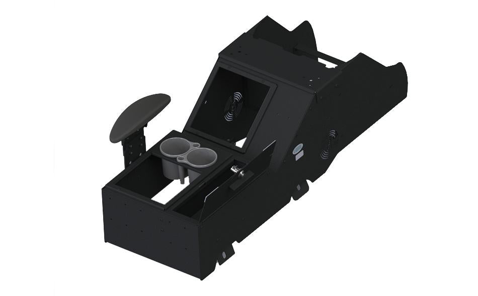 Gamber Johnson 7170-0848-00 2021+ Chevrolet Tahoe Wide Body Console Box Kit with Armrest and Cup Holder