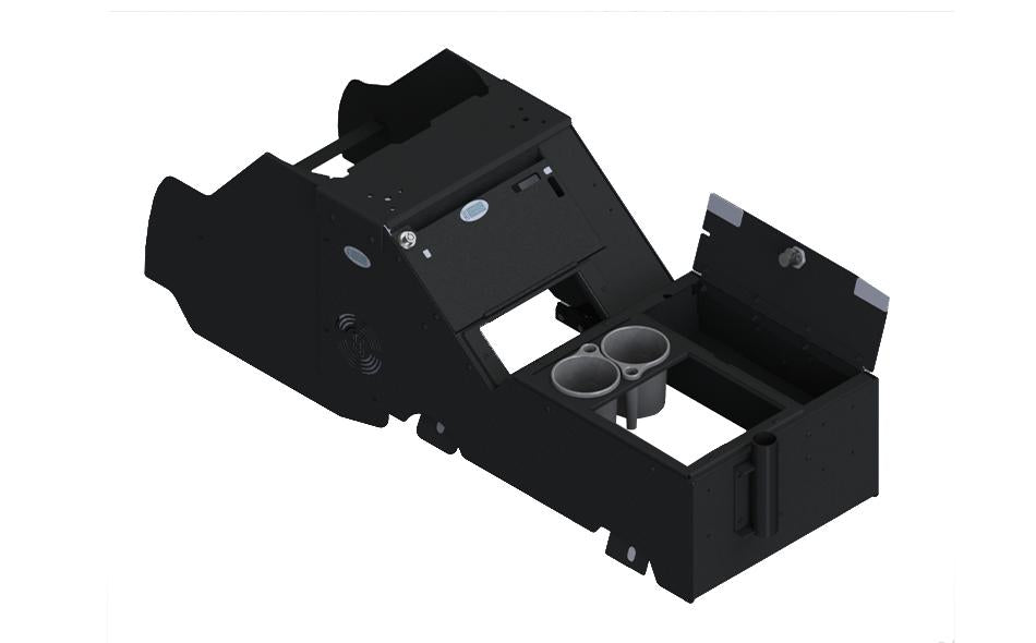 Gamber Johnson 7170-0864-04 2021+ Chevrolet Tahoe Wide Body Console Box Kit with Internal Printer Mount, Cup Holder and Vertical Mount