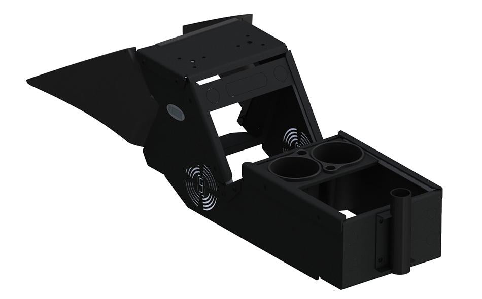 Gamber Johnson 7170-0886-03 2021+ Dodge Charger Console Box (Short 10.5") Kit with Cup Holder and Vertical Mount