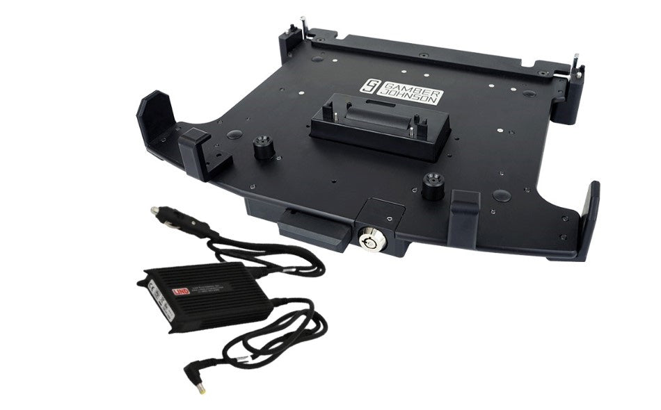 Gamber Johnson 7300-0595-04 Panasonic Toughbook® 55 Trimline™ Laptop Docking Station, Lite Port, No Rf With Lind Auto Power Adapter
