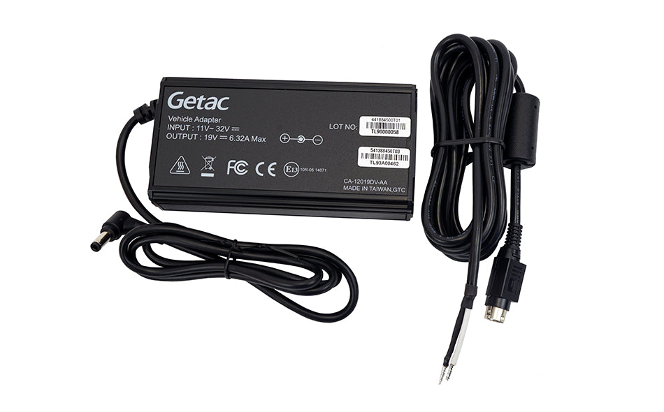 Gamber Johnson 7300-0516 Getac 120W Auto Power Adapter With Bare Wire Lead