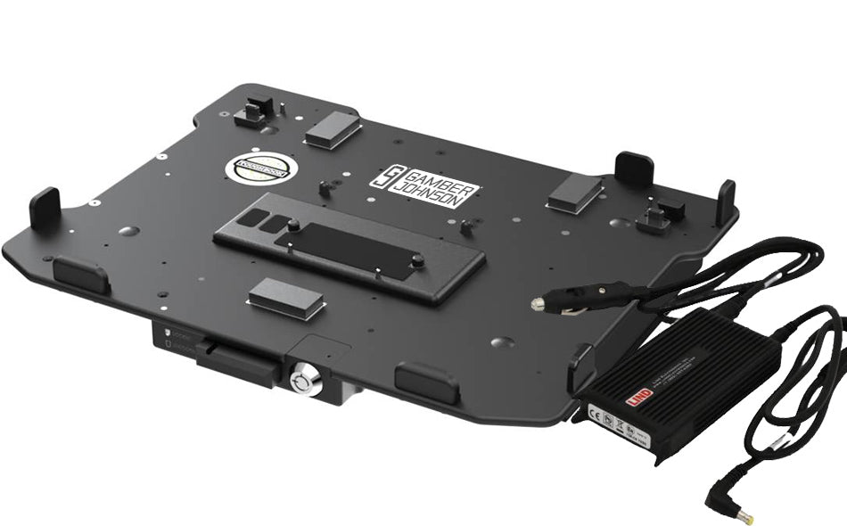 Gamber Johnson 7300-0604-10 Panasonic Toughbook® 40 Trimline Cradle (No Electronics) With Power Adapter
