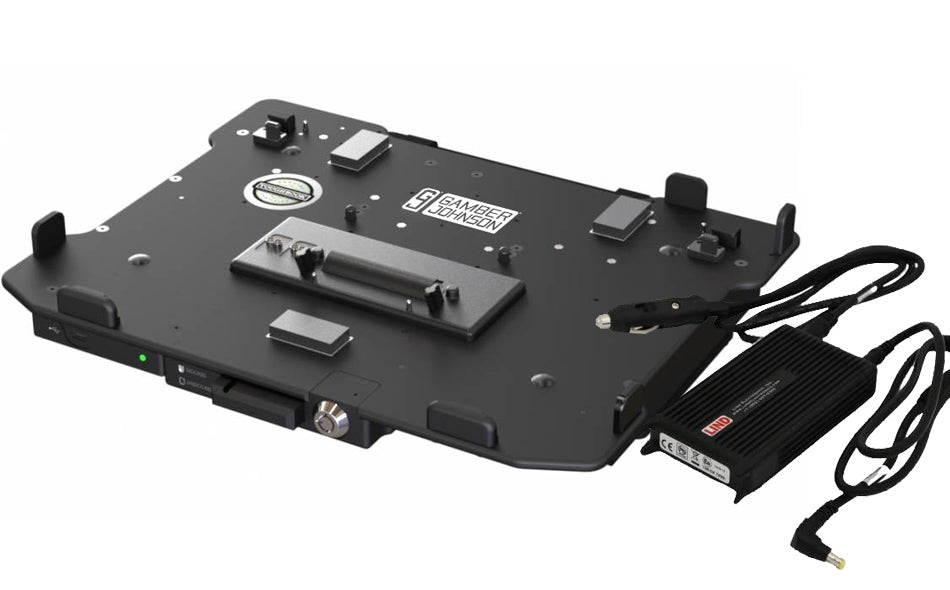 Gamber Johnson 7300-0605-17 Panasonic Toughbook® 40 Trimline Docking Station With Power Adapter, Lite Port, Quad Rf