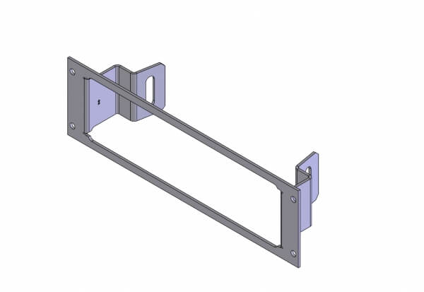 Havis C-EB25-MA5-1P 1-Piece Equipment Mounting Bracket, 2.5″ Mounting Space, Fits Motorola Spectra A5, A7,