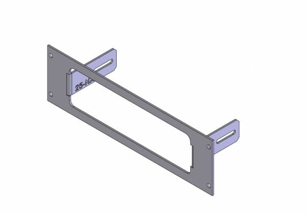 Havis C-EB25-NX3-1P 1-Piece Equipment Mounting Bracket, 2.5″ Mounting Space, Fits Kenwood NX Series Radio