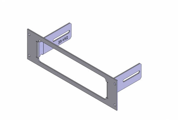 Havis C-EB25-VX2-1P 1-Piece Equipment Mounting Bracket, 2.5″ Mounting Space, Fits Motorola VX-2100, VX-2200, VX-4200, & VX-4600 Self-Cont Radios