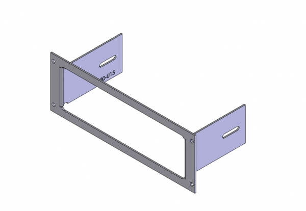 Havis C-EB30-U15-1P 1-Piece Equipment Mounting Bracket, 3″ Mounting Space, Fits Uniden BCT15