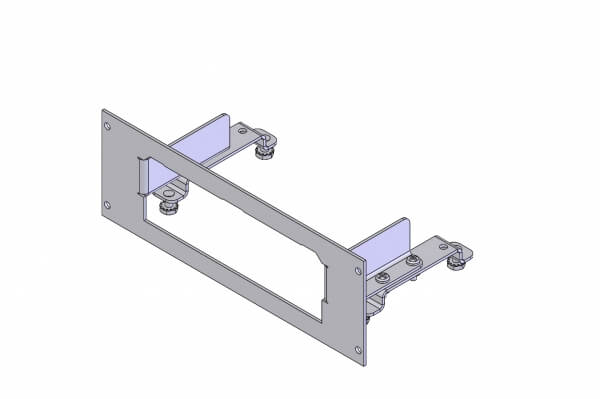 Havis C-EB30-VHD-1P 1-Piece Equipment Mounting Bracket, 3″ Mounting Space, Fits 10-8 Video Model HD4 DVR