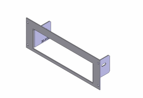 Havis C-EB30-XG2-1P 1-Piece Equipment Mounting Bracket, 3″ Mounting Space, Fits Harris/L3Harris XG-25M Model DM-M78B