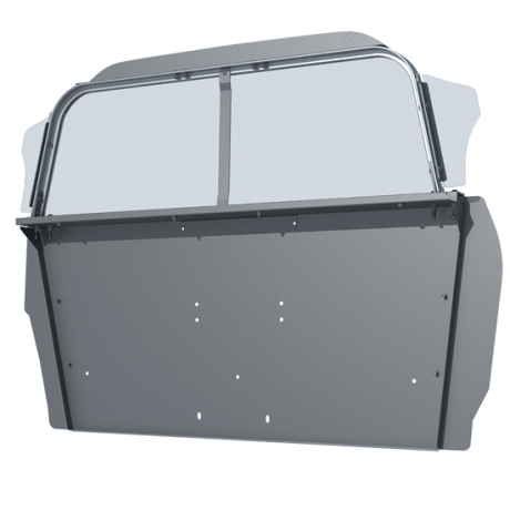 Setina PK0316ITU202ND Cargo Area Rear Partition #12VS Stationary Window Coated Polycarbonate For Use With 2nd Row Seat For 2020+ Ford Police Interceptor Utility