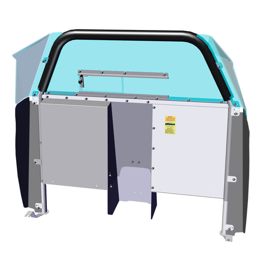 Jotto Desk 475-1657 Chevy Tahoe (2021+) Space Creator Vehicle Partition Featuring Bidirectional Recessed Housing (HS/HV Window Option) U.S. Patent No. 8,690,216