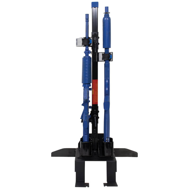 Jotto Desk 475-0653 Gun Rack - Dual Weapon, Rear Seat Mounted, Vertical (GR6-ZRT-PIU-2020+-AR BLM/870)