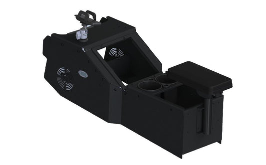 Gamber Johnson 7170-0884-01 2021+ Dodge Durango Standard Console Box Kit with Magnetic Phone Holder, Cup Holder and Rear Armrest