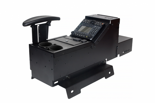 No-Drill Vehicle Console with USB Ports and Maximum Corrosion Resistance