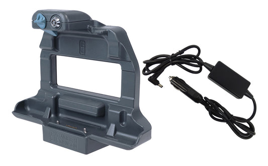 Gamber Johnson 7170-0686-01 Getac Zx70 Powered Charging Cradle With 12V Auto Adapter