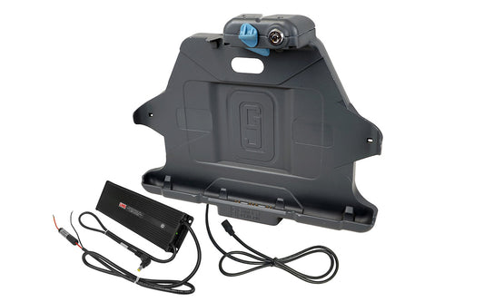 Gamber Johnson 7170-0697-34 Samsung Galaxy Tab Active Pro/Active4 Pro Docking Station With 70-110V Isolated Power Adapter