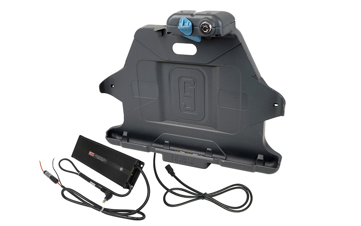 Gamber Johnson 7170-0697-32 Samsung Galaxy Tab Active Pro/Active4 Pro Docking Station With 12-32V Isolated Power Adapter