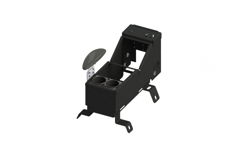 Gamber Johnson 7170-0784-01 2019+ Chevy Silverado/GMC Sierra 1500 Console with Internal Cup Holder and Side Armrest Kit