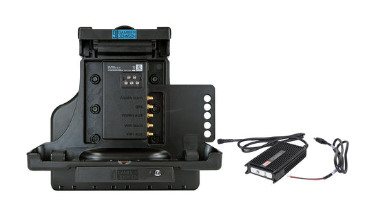 Gamber Johnson 7170-0798 Zebra L10 Windows Tablet Vehicle Docking Station (5X Rf-Sma) With Lind 12-16V Automotive Power Adapter