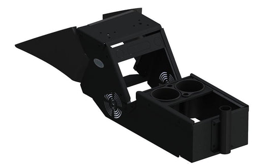 Gamber Johnson 7170-0886-03 2021+ Dodge Charger Console Box (Short 10.5") Kit with Cup Holder and Vertical Mount
