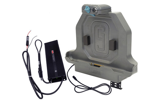 Gamber Johnson 7170-0890-12 Zebra Et51/56  8? Slim Dual Usb Docking Station W/Mp205 And External Lind 12-32Vdc Isolated Power Adapter W/Mp205