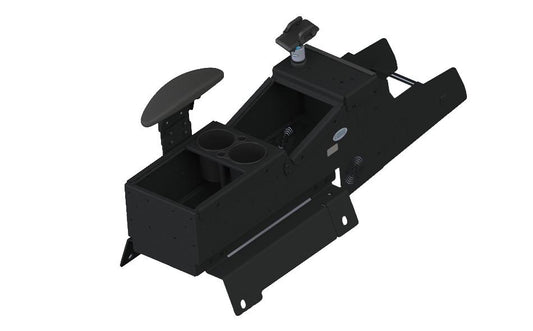 Gamber Johnson 7170-0893-01 2021+ Chevy Tahoe Standard Width Console Box Kit with Magnetic Phone Holder, Side Armrest, and Cup Holder