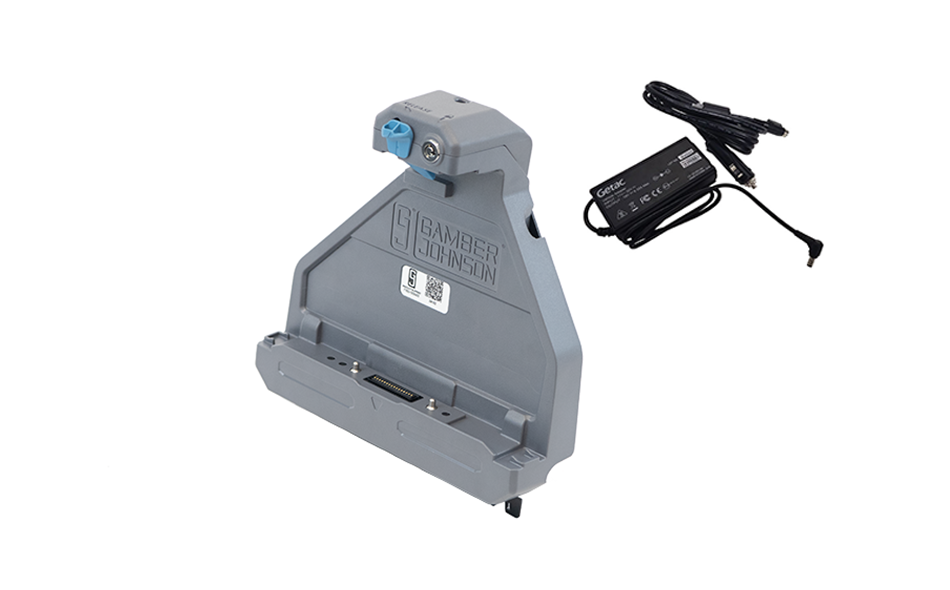 Gamber Johnson 7170-1088-00 Getac Zx80 Tablet Docking Station (No Rf) With 120W Auto Power Adapter