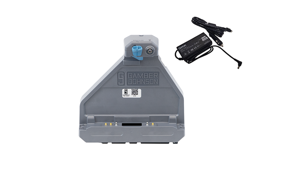 Gamber Johnson 7170-1089-03 Getac Zx80 Tablet Cradle (Tri Rf) With 120W Auto Power Adapter