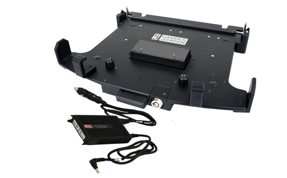 Gamber Johnson 7300-0373-99 Panasonic Toughbook® 55 Trimline™ Laptop Cradle (No Electronics) With Lind Auto Power Adapter