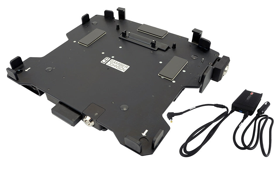 Gamber Johnson 7300-0386-10 Panasonic Toughbook® 33 Trimline™ Laptop Cradle (No Electronics) With Lind Auto Power Adapter