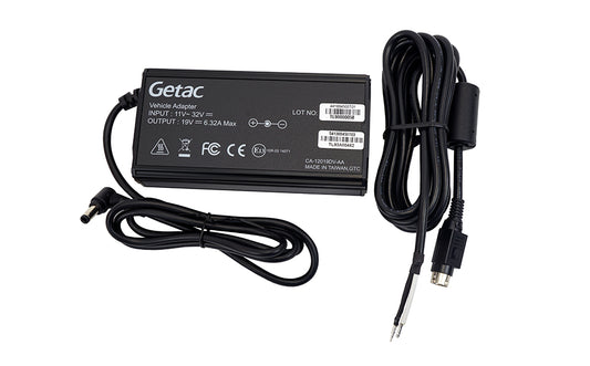 Gamber Johnson 7300-0516 Getac 120W Auto Power Adapter With Bare Wire Lead