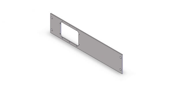 Havis C-EB20-RAU-1P 1-Piece Equipment Mounting Bracket, 2″ Mounting Space, Fits Factory USB/AUX Module For The 2013-2017 Dodge Ram