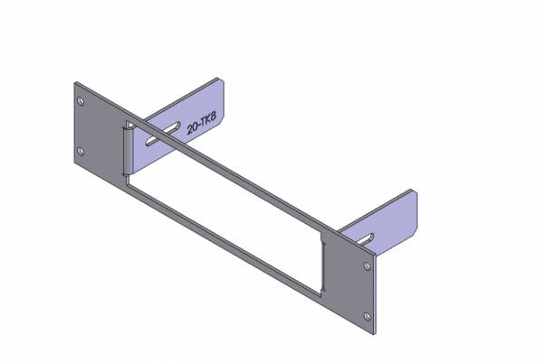 Havis C-EB20-TK8-1P 1-Piece Equipment Mounting Bracket, 2″ Mounting Space, Fits Kenwood TK-860