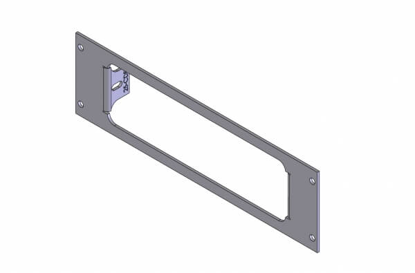 Havis C-EB25-CDR-1P 1-Piece Equipment Mounting Bracket, 2.5″ Mounting Space, Fits Motorola CDM 750, 1250, 1550