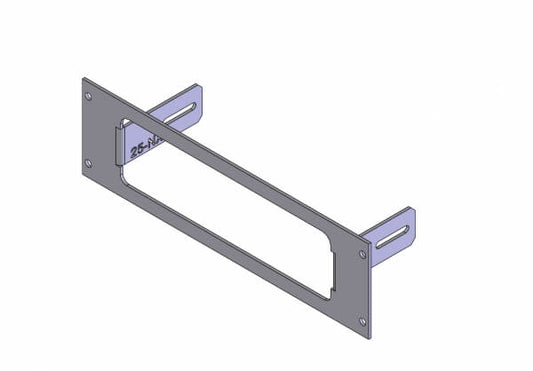 Havis C-EB25-NX3-1P 1-Piece Equipment Mounting Bracket, 2.5″ Mounting Space, Fits Kenwood NX Series Radio