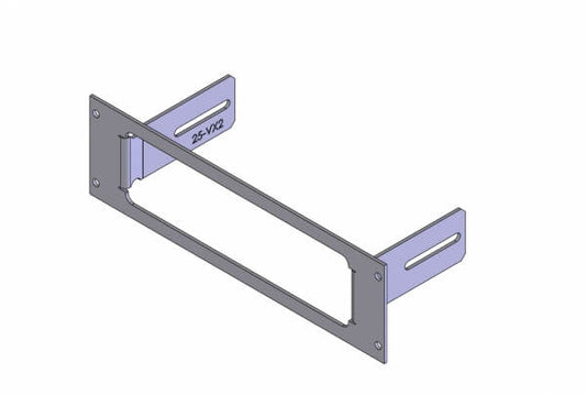 Havis C-EB25-VX2-1P 1-Piece Equipment Mounting Bracket, 2.5″ Mounting Space, Fits Motorola VX-2100, VX-2200, VX-4200, & VX-4600 Self-Cont Radios