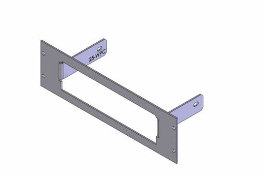 Havis C-EB25-WPC-1P 1-Piece Equipment Mounting Bracket, 2.5″ Mounting Space, Fits Whelen PCCS9RW Switch Box