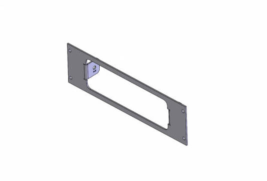 Havis C-EB25-WTA-1P 1-Piece Equipment Mounting Bracket, 2.5″ Mounting Space, Fits Whelen TACTL5 & TACTL6