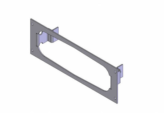 Havis C-EB30-CDR-1P 1-Piece Equipment Mounting Bracket, 3″ Mounting Space, Fits Motorola CDM 750, 1250, 1550 Remote Radio Flush-Mounting