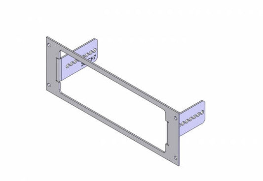 Havis C-EB30-CH7-1P 1-Piece Equipment Mounting Bracket, 3″ Mounting Space, Fits M/A-COM CH-721